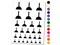 Toilet Plunger Plumbing Icon Solid Temporary Tattoo Water Resistant Fake Body Art Set Collection